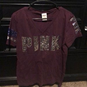 Plum pink T-shirt